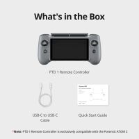 Potensic - PTD 1 Remote Controller for Atom 2 Drone - 5.5-inch 1080P Display, 10KM Range, 6400 mA... - Left View