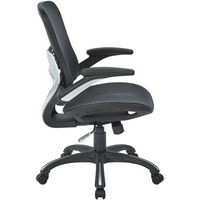 Office Star Products - Mesh Chair - Black - Left View
