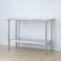 TRINITY EcoStorage® | 48x24x35 | Stainless Steel Workbench | NSF - Stainless Steel - Left View