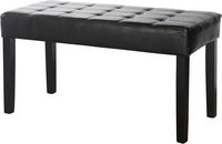 CorLiving - California 24 Panel Bench - Dark Espresso/Black - Left View