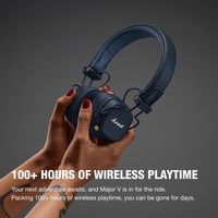 Marshall - Major V Wireless On-Ear Bluetooth Headphones with Lightweight Foldable Design and Micr... - Left View