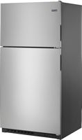 Maytag - 20.5 Cu. Ft. Top-Freezer Refrigerator - Stainless Steel - Left View