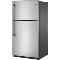 Maytag - 21.2 Cu. Ft. Top-Freezer Refrigerator - Stainless Steel - Left View