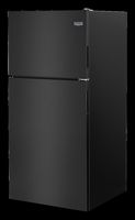 Maytag - 18.1 Cu. Ft. Top-Freezer Refrigerator - Black - Left View