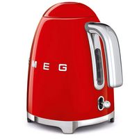 SMEG KLF03 7-cup Electric Kettle - Red - Left View