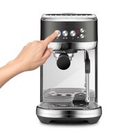 Breville - the Bambino Plus Espresso Machine with 15 bars of pressure and Milk Frother - Black St... - Left View