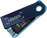 Ledger - Nano S Plus Crypto Hardware Wallet - Neptune Blue - Left View