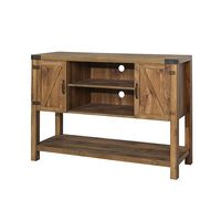 Walker Edison - Farmhouse Barndoor Sideboard TV Stand for Most Flat-Panel TV's up to 55