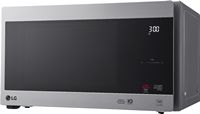 LG - NeoChef 0.9 Cu. Ft. Compact Microwave with EasyClean - Stainless Steel - Left View
