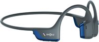 Shokz - OpenRun Pro 2 Bone Conduction Sports Headphones - Steel Blue - Left View