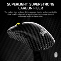 CORSAIR - SABRE v2 PRO Wireless FPS CF Gaming Mouse - Wireless - Black - Left View