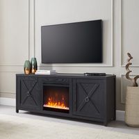 Felinna Crystal Fireplace TV Stand for Most TVs up to 65