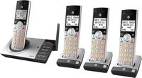 AT&T - CL82407 DECT 6.0 Expandable Cordless Phone System with Digital Answering System and Smart ... - Left View