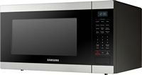 Samsung - 1.9 Cu. Ft. Countertop Microwave with Sensor Cook - Stainless Steel - Left View