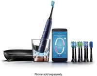 Philips Sonicare - DiamondClean Smart 9700 Rechargeable Toothbrush - Lunar Blue - Left View