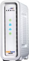 ARRIS - SURFboard SB8200 32 x 8 DOCSIS 3.1 Gig-Speed Cable Modem - White - Left View
