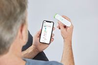 Withings - Thermo Smart Non-Contact Thermometer - White - Left View