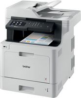 Brother - MFC-L8900CDW Wireless Color All-in-One Laser Printer - White - Left View