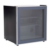 Avanti - Beverage Center, 60 Can Capacity, in Black - Left View