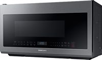 Samsung - 2.1 Cu. Ft. Over-the-Range Microwave with Sensor Cook - Stainless Steel - Left View