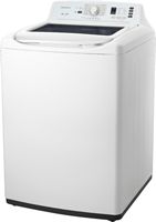Insignia™ - 4.1 Cu. Ft. High Efficiency Top Load Washer - White - Left View