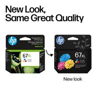 HP - 67XL High-Yield Ink Cartridge - Tri-color - Left View