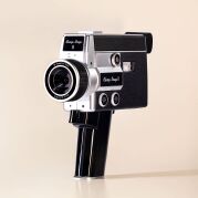 Camp Snap - CS-8 Digital Video Camera - Black - Left View