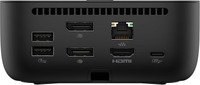 HP - G6 USC-C 100W Docking Station - Black - Left View