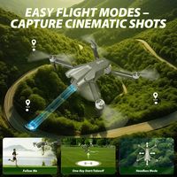 Contixo F25 Foldable Drone - 1080p FHD Camera, FAA-Exempt, FPV Screen, GPS, Smart Modes, Brushles... - Left View