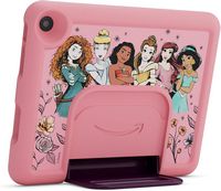 Amazon - Fire HD 8 Kids tablet, ages 3-7 | 3GB memory, 13-hr battery, 32GB (2024 release) - Disne... - Left View