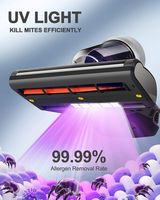 JIMMY - JV35 Mattress Bed Vacuum Cleaner with UV-C, 14Kpa Suction, 480W Anti-Allergen Handheld Va... - Left View