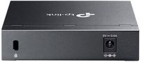 TP-Link - 5-Port 2.5G Multi-Gigabit Desktop Switch - Black - Left View