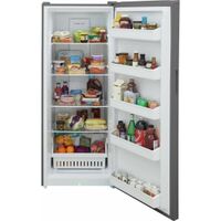 Frigidaire - 16 Cu. Ft. Garage Ready Convertible Upright Freezer - Fingerprint-Resistant Stainles... - Left View
