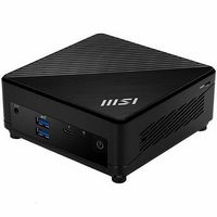 MSI - Cubi 5 Desktop - Intel Core i5-1235U - 16GB Memory - 1TB SSD - Black - Left View