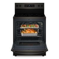 Whirlpool - 5.3 Cu. Ft. Freestanding Electric Convection Range with No Preheat Air Fry and Air Ba... - Left View