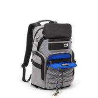 TUMI - Alpha Bravo Nomadic Backpack - Pearl Gray Mesh - Left View