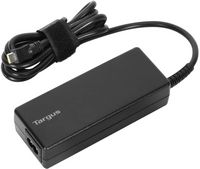 Targus - 100W USB-C Charger - Black - Left View