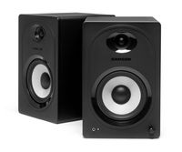 Samson - Medio One M50BT Studio Monitors - Black - Left View