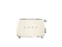 SMEG TSF03 4-Slice Wide-Slot Toaster - Cream - Left View