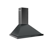 Zephyr - 30 inches - Convertible - Wall Range Hood - Black Stainless Steel - Left View
