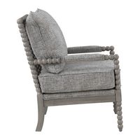 OSP Home Furnishings - Abbott Chair - Graphite - Left View