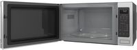 GE Profile - 2.2 Cu. Ft. Microwave - Stainless Steel - Left View