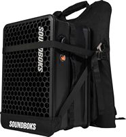 SOUNDBOKS - THE BACKPACK -  made for 3, 4 and Go - Black - Left View