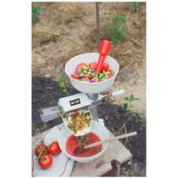 Weston - Tomato Press - Silver/White - Left View