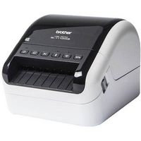 Brother - QL-1110NWB Wide Format, Professional Thermal Label Printer with Multiple Connectivity o... - Left View