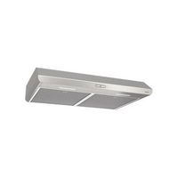 Broan Sahale - 36 inches - Convertible - Under cabinet Range Hood - Stainless Steel - Left View