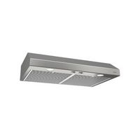 Broan Glacier - 24 inches - Convertible - Under cabinet Range Hood - Stainless Steel - Left View