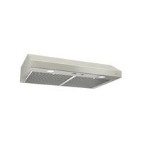 Broan Glacier - 36 inches - Convertible - Under cabinet Range Hood - Bisque - Left View