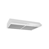 Broan Sahale - 30 inches - Convertible - Under cabinet Range Hood - White - Left View
