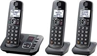 Panasonic - KX-TGE633M DECT 6.0 Expandable Cordless Phone System with Digital Answering System - ... - Left View